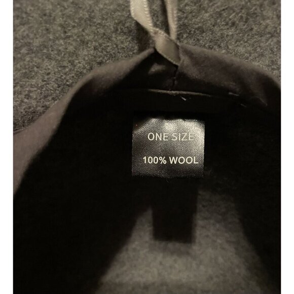 Wool Classic Elegant French Style Betmar (red) Flower (Gray) Bow Hat Bundle - Picture 7 of 7